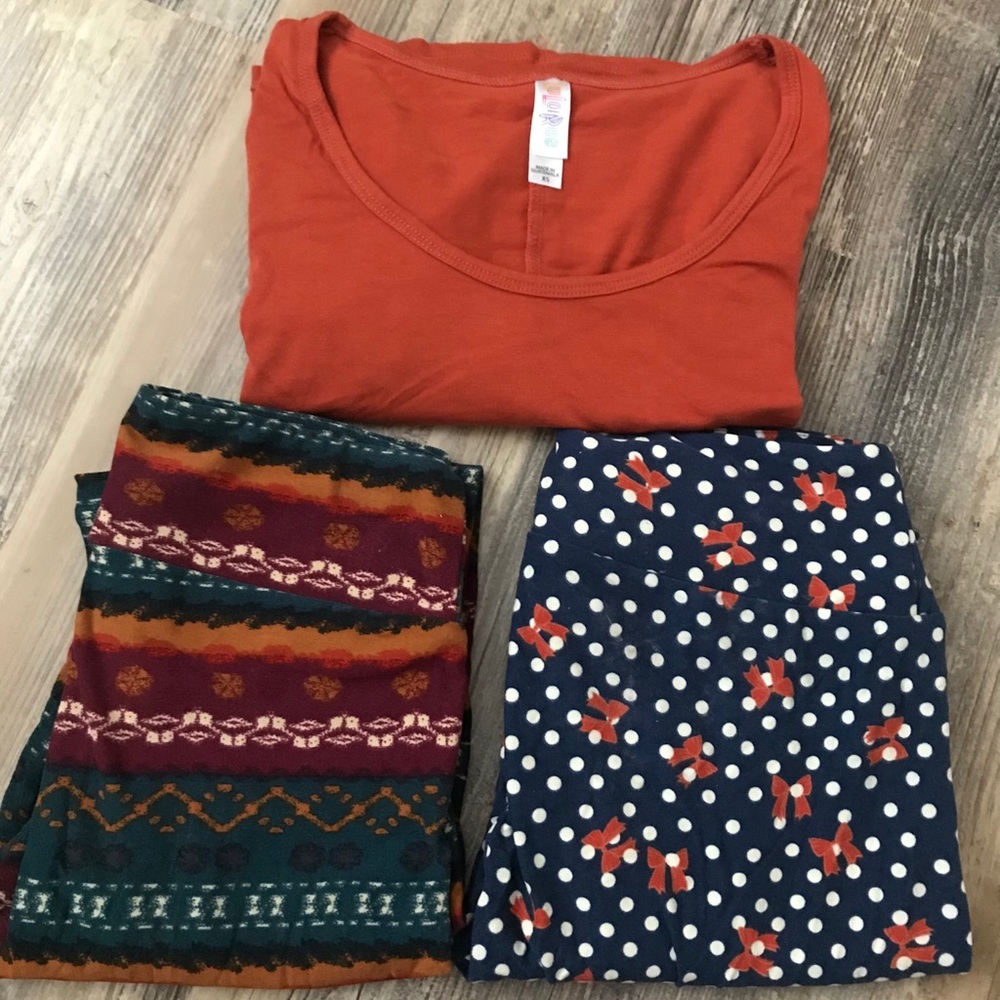 LuLaRoe Perfect Tee and Leggings Set